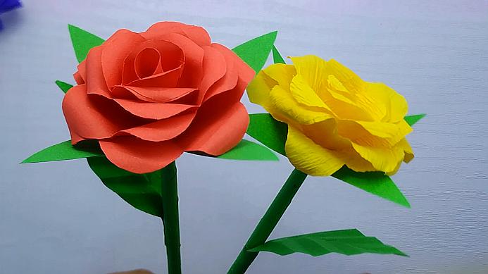 漂亮的玫瑰花制作教程来了,闲暇时在家做做手工,好有成就感哦