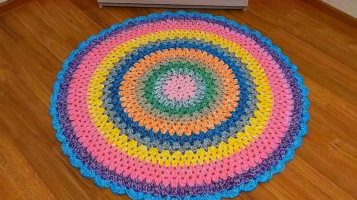 圆形地毯怎么织
