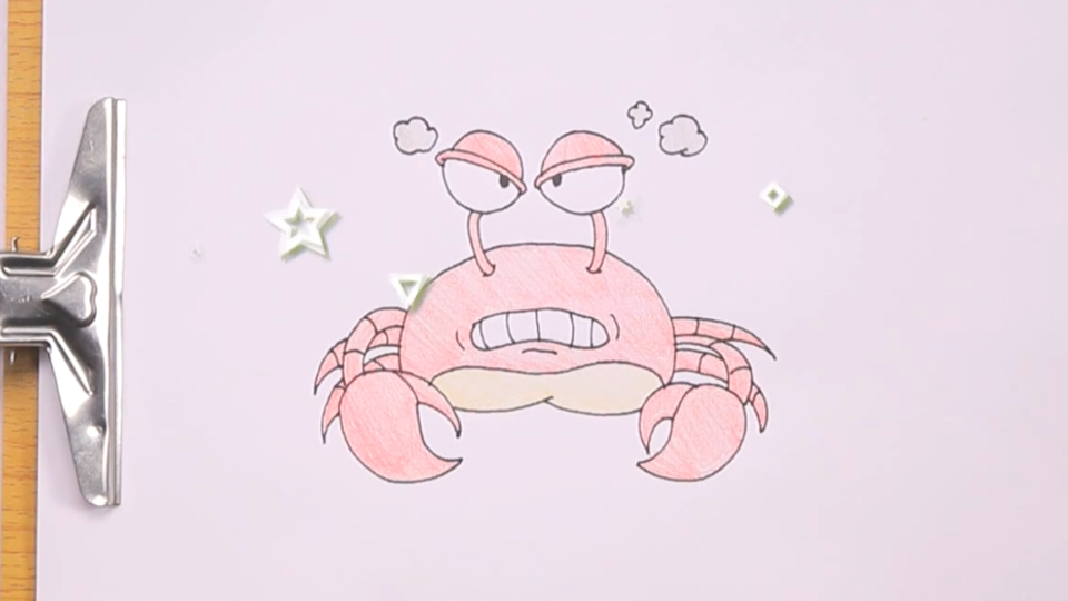 螃蟹简笔画怎么画