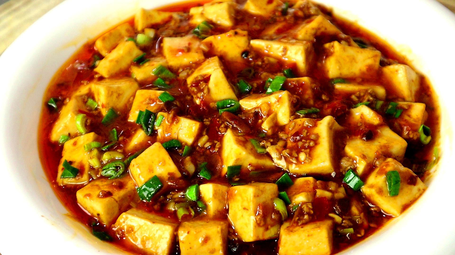 麻婆豆腐原来这么简单,大厨教你诀窍,香嫩入味,麻辣过瘾超好吃