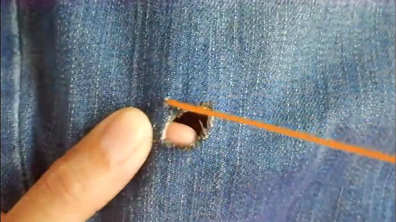 破洞无痕缝补衣服针法——修补衣服破洞,简单又实用