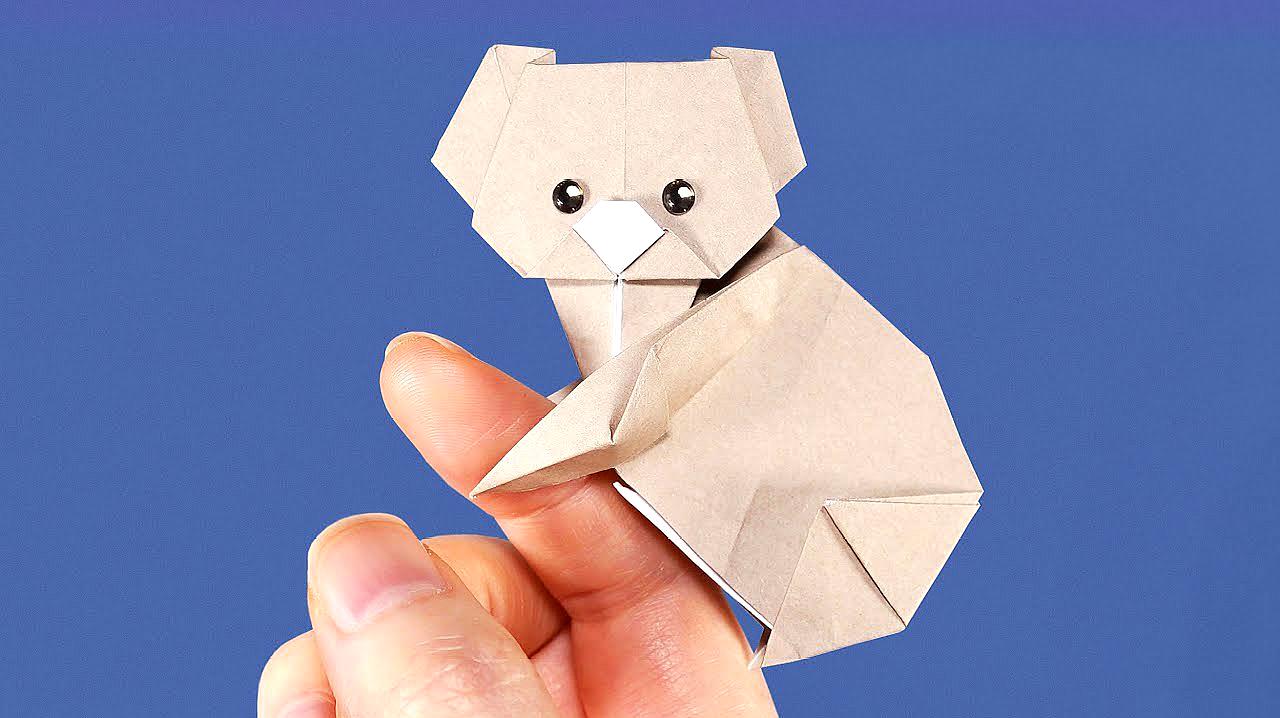 来看能勾在手指上玩的动物的折纸方法,可爱又好玩,孩子们都喜欢