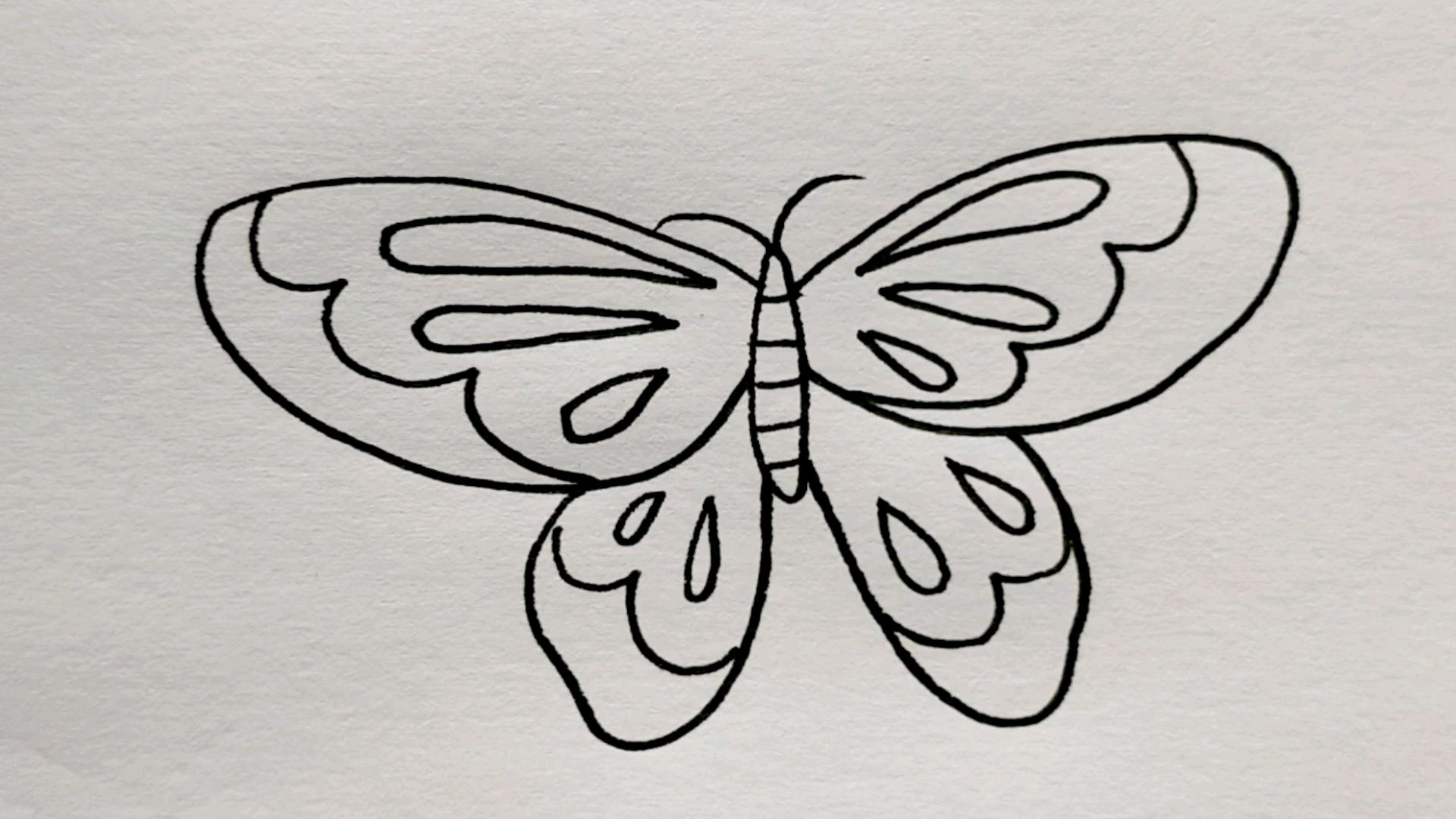 00:33  来源:好看视频-超简单的蝴蝶简笔画教程 4简易画教你怎么画