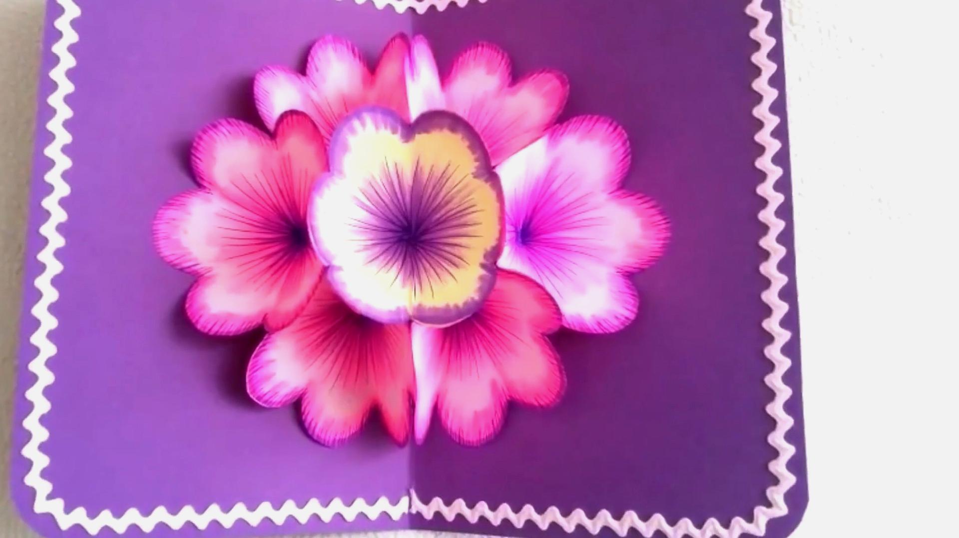 一年级元旦贺卡制作方法,美丽的花朵太赏心悦目了