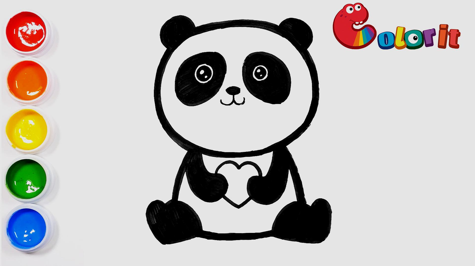 一颗红心向祖国——3分钟学会国宝熊猫简笔画