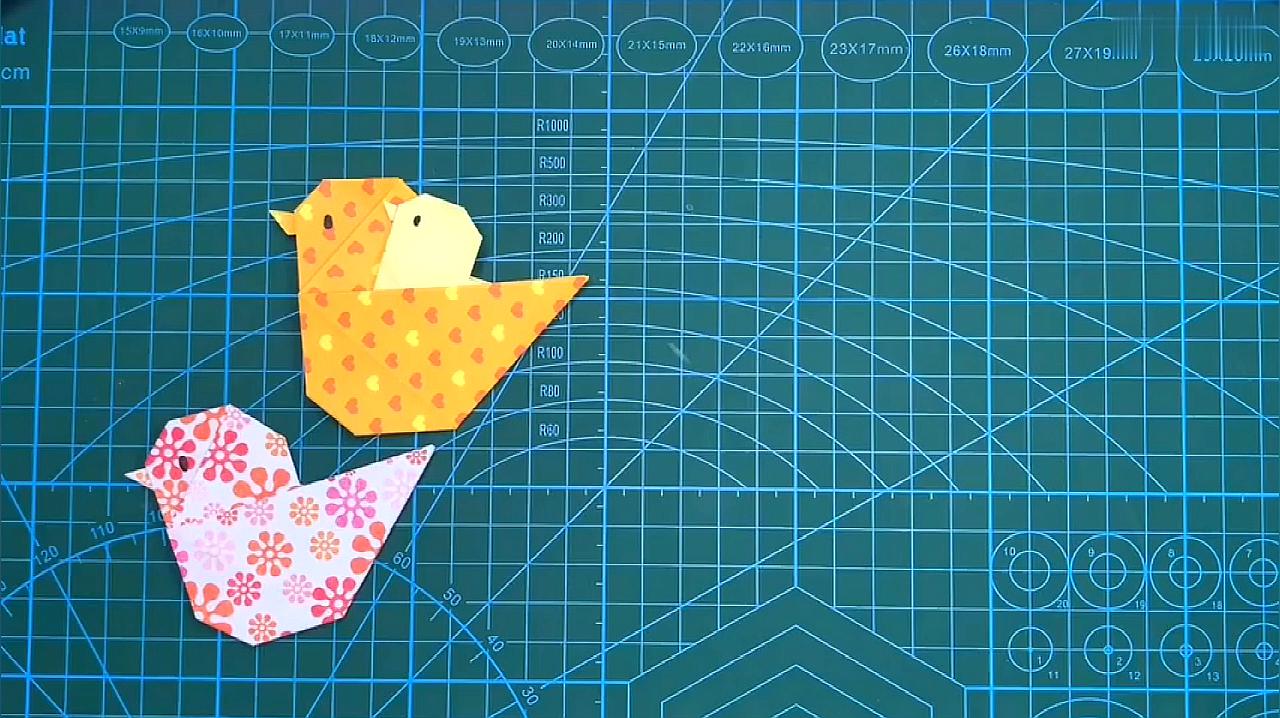 折纸小鸟教学视频,简单又好看儿童手工折纸!一起来学吧!