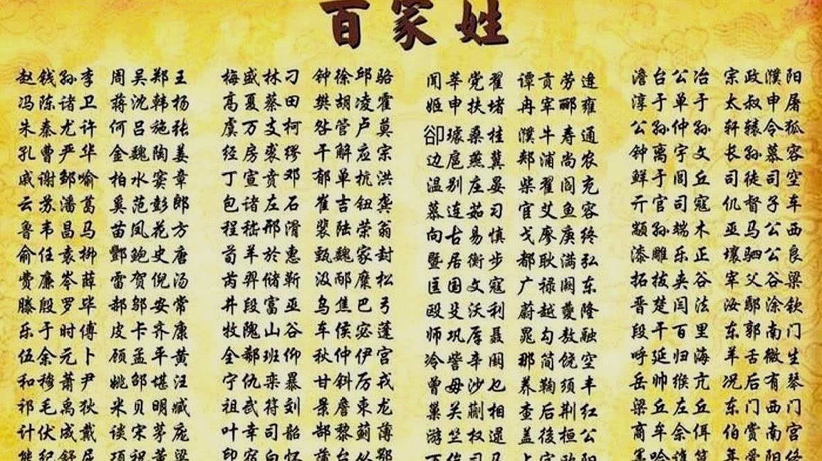 宋朝《百家姓》赵钱孙李为什么能排在前四?