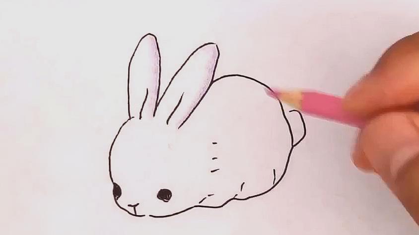 简单又好看的简笔画 一看就能学会的超萌小兔子