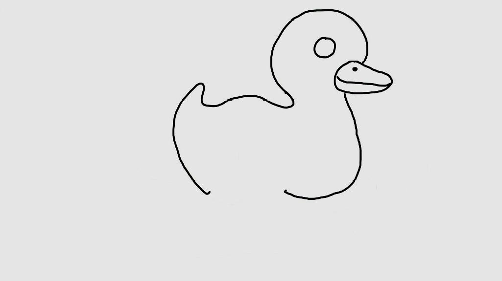 鸭子怎么画好看