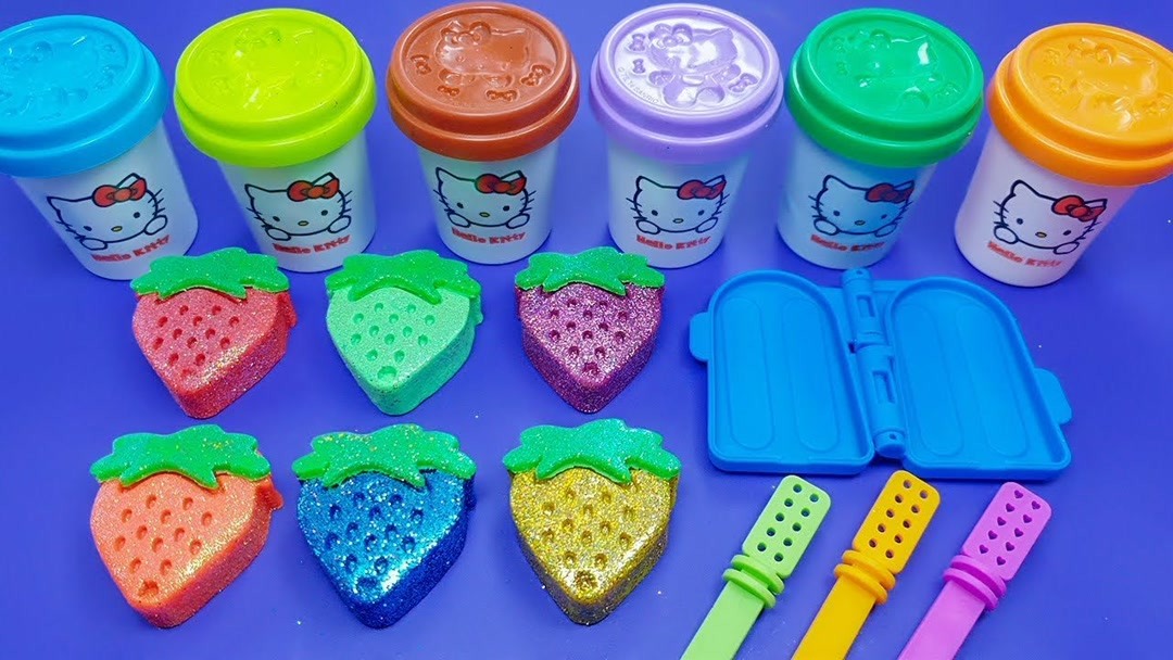 培乐多彩泥玩具 diy手工制作草莓冰淇淋