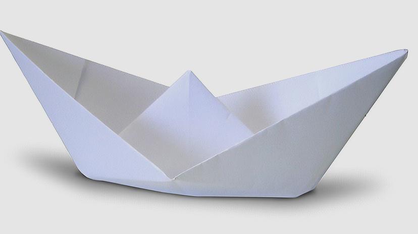 1儿童手工折纸小船,简单又漂亮纸船的折法!