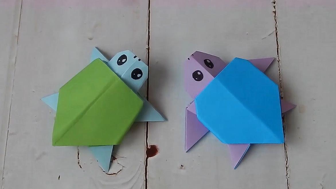 服务升级 5简单可爱的小乌龟折法  05:47  来源:好看视频-创意折纸