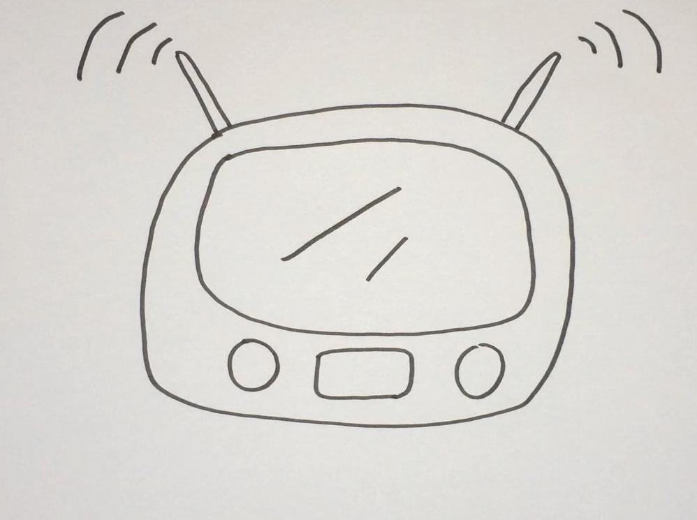 电视机巧绘画,你学会了吗