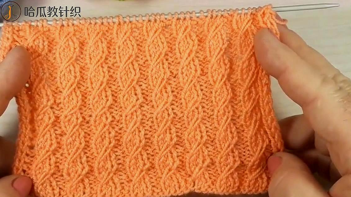 棒针编织漂亮的纯色螺旋状毛衣教程,简单易学,新手可以试试