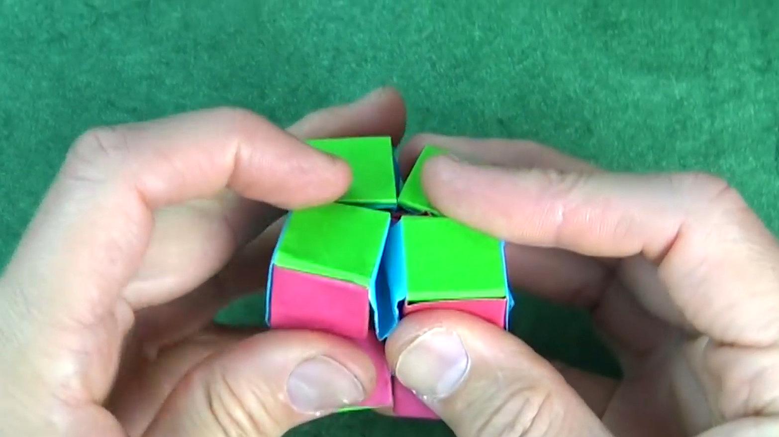 魔方折纸怎么折