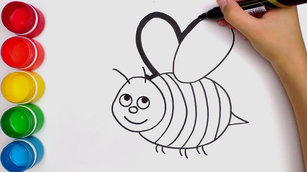 怎么样画蜜蜂
