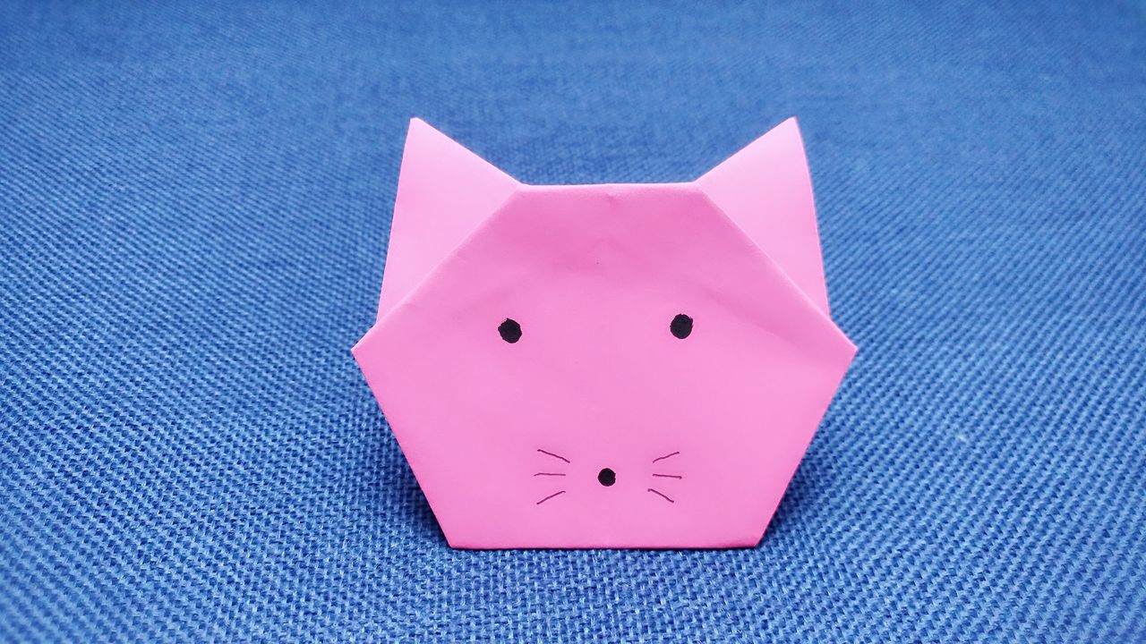 折纸猫怎样折叠?