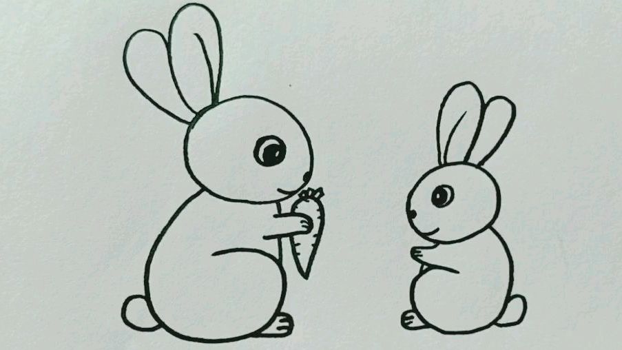 兔子妈妈和兔子宝宝
