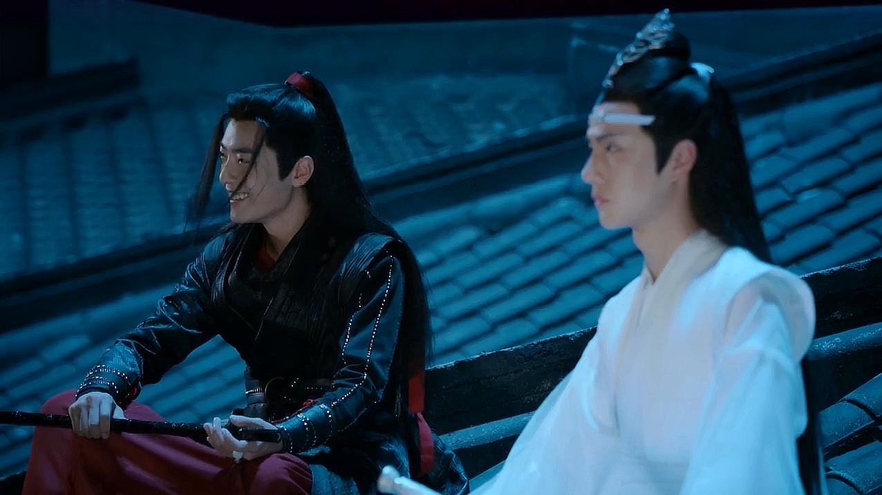 《陈情令》精彩片段,魏无羡偶遇故人蓝忘机,一步步