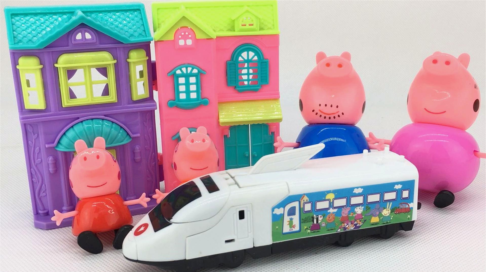 小猪佩奇乐园之粉红猪小妹家庭套装玩具