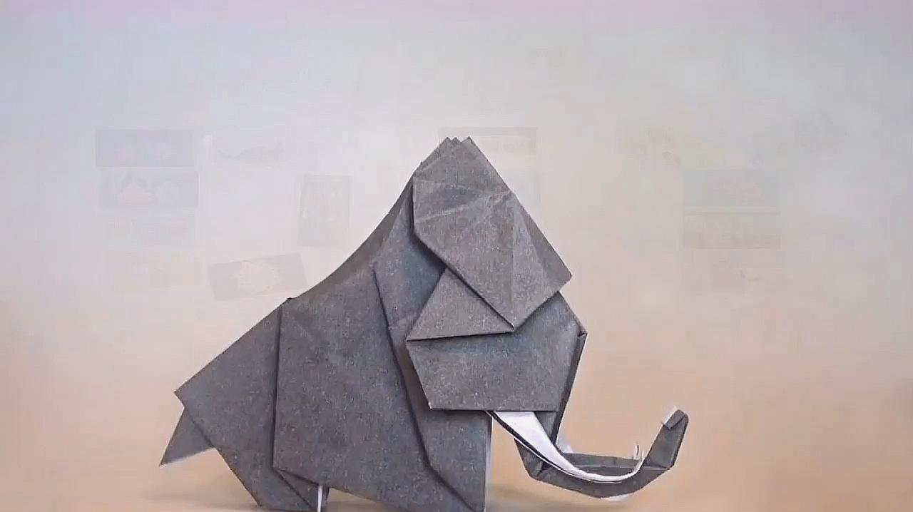 大象怎么折纸?