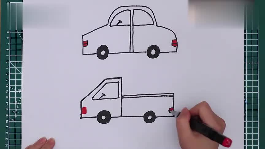 学汽车简笔画,快速上手快来学