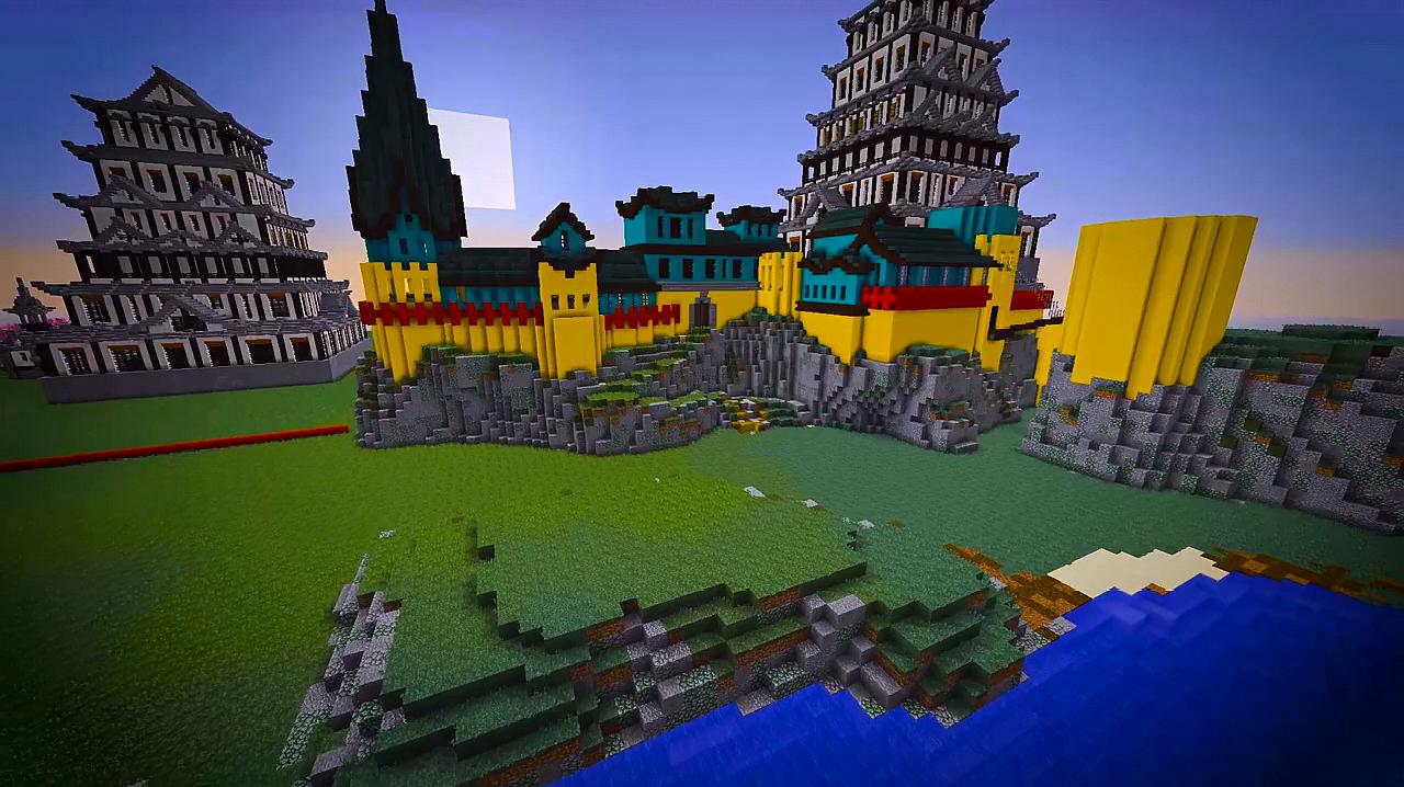 我的世界城堡怎么建