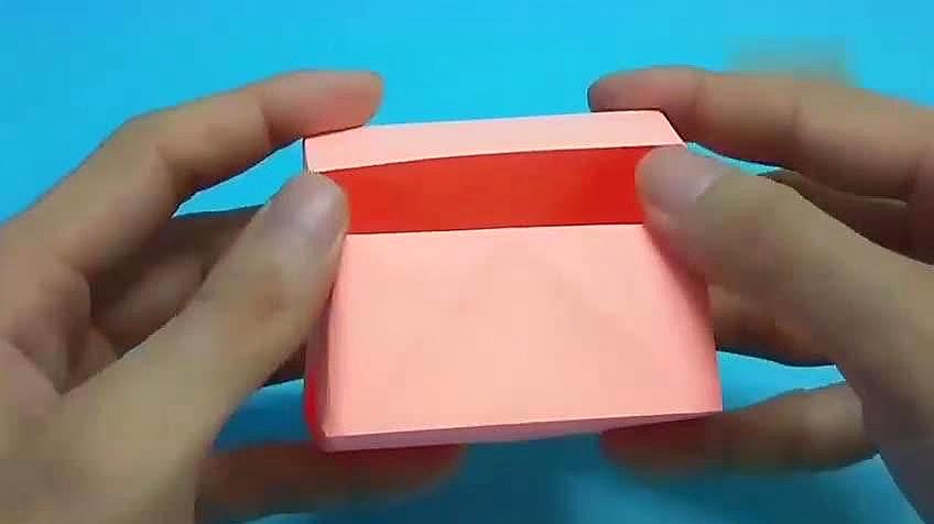 折纸收纳盒,简单漂亮又实用用来装小东西超合适