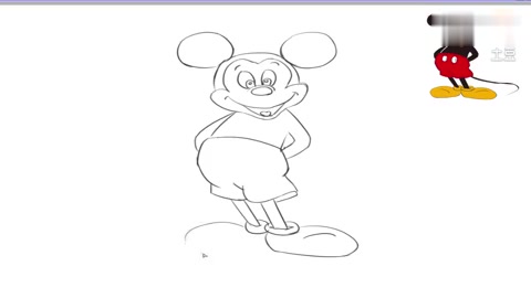 米老鼠怎么画?