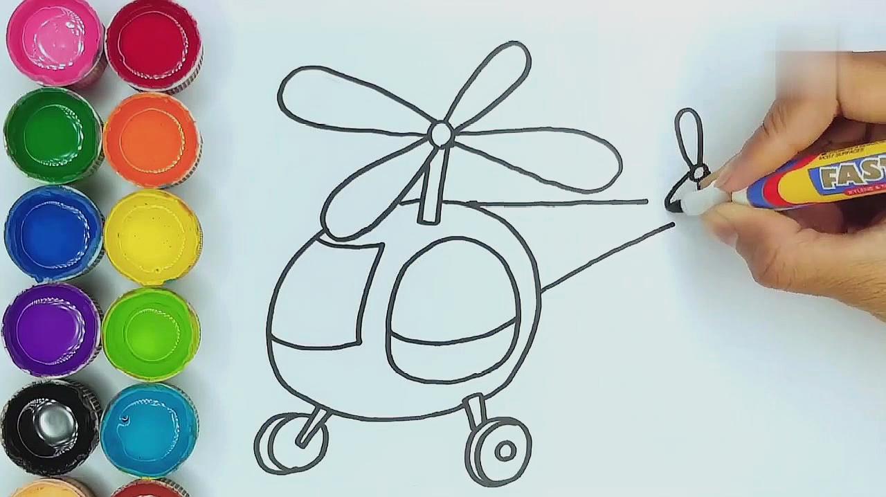 简易画教你怎么画飞机!