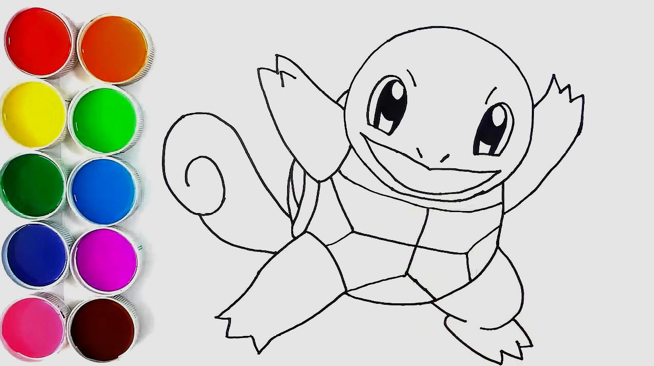 简易画教你怎么画乌龟,一起画画吧