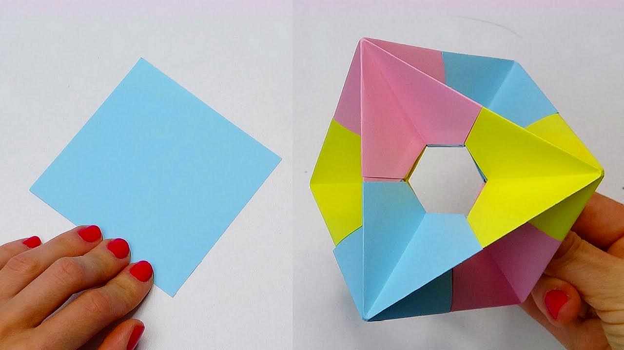 教你折纸简单的纸玩具,非常好玩小朋友都喜欢,创意手工diy