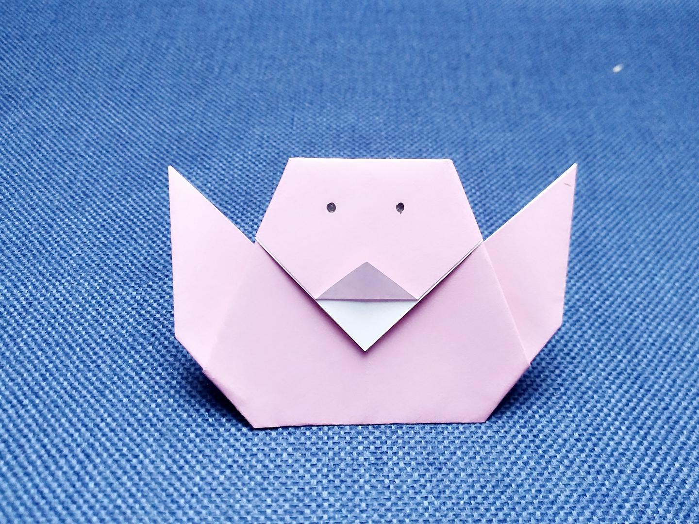 折纸小鸟怎样折叠?