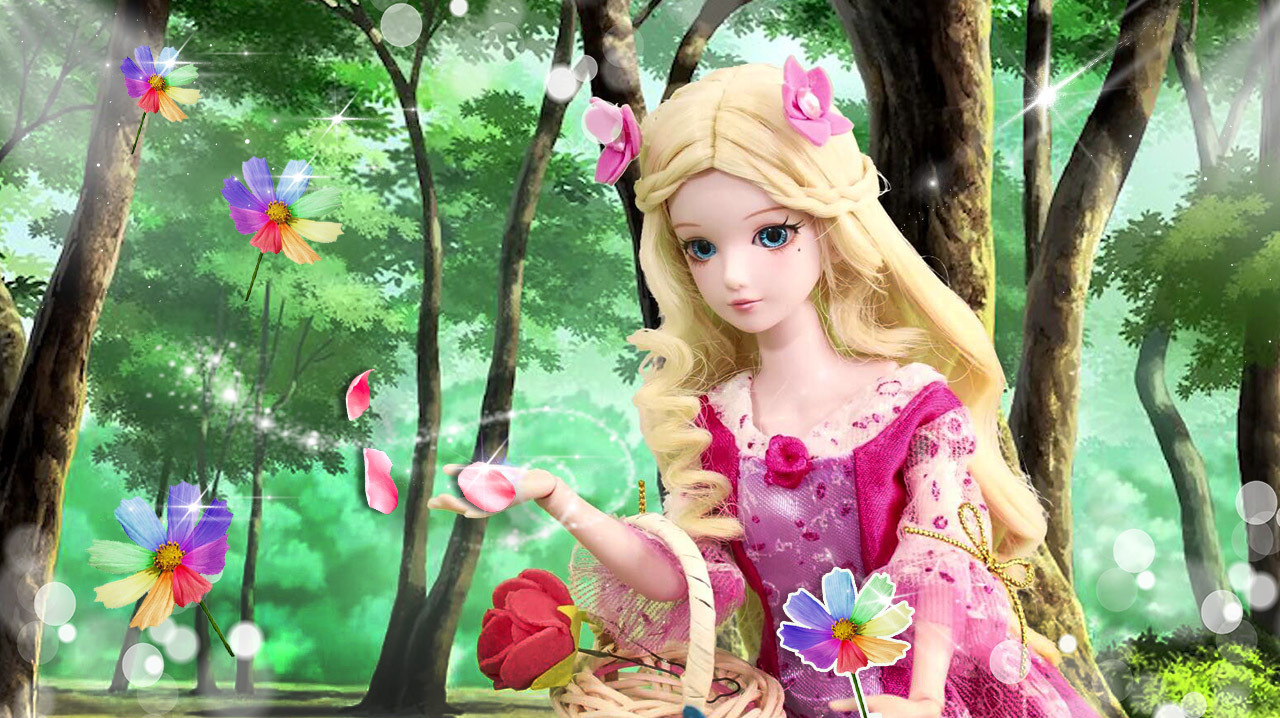 绒绒兔玩具-叶罗丽公主故事