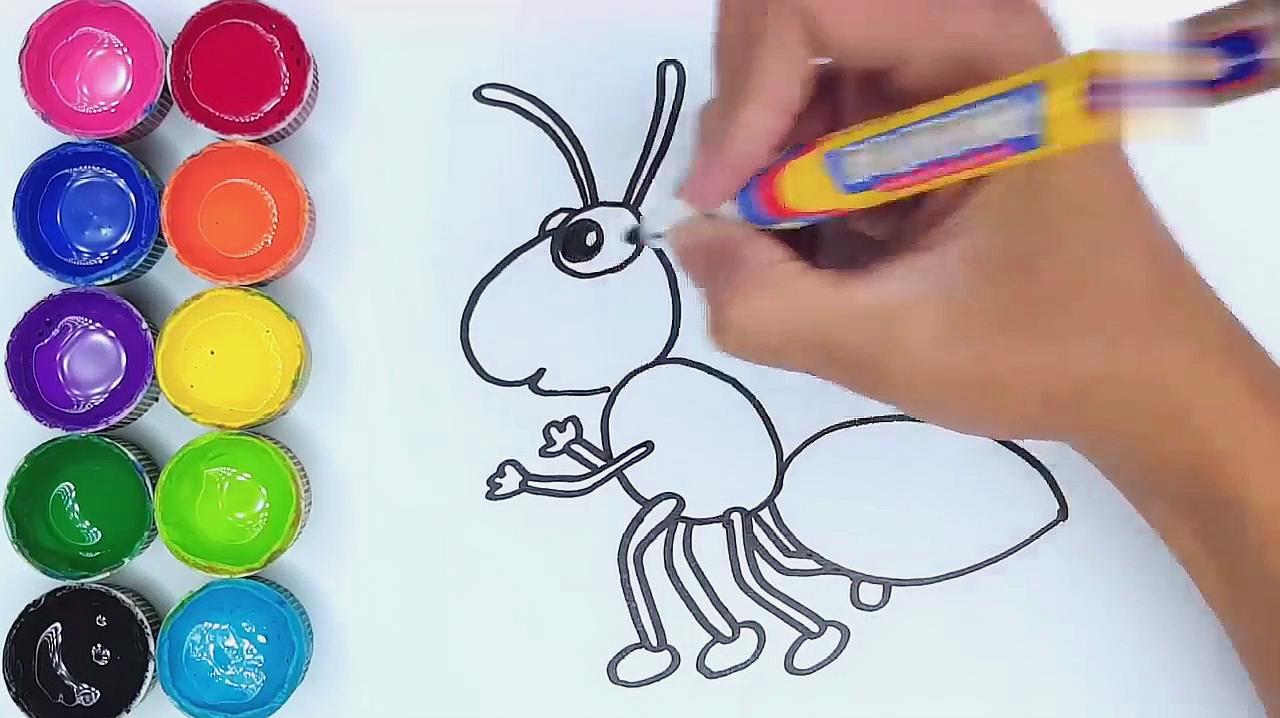 简易画教你怎么画蚂蚁,一起画起来吧
