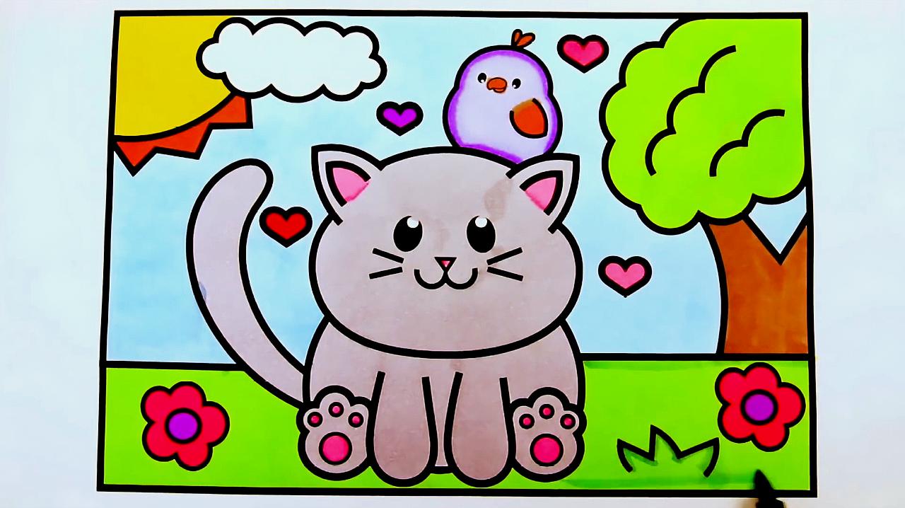 1小猫:教萌娃怎么画可爱的小猫,认真学习 一下吧  04:08  来源:好看