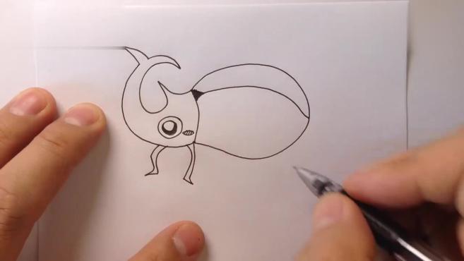 如何画昆虫简笔画