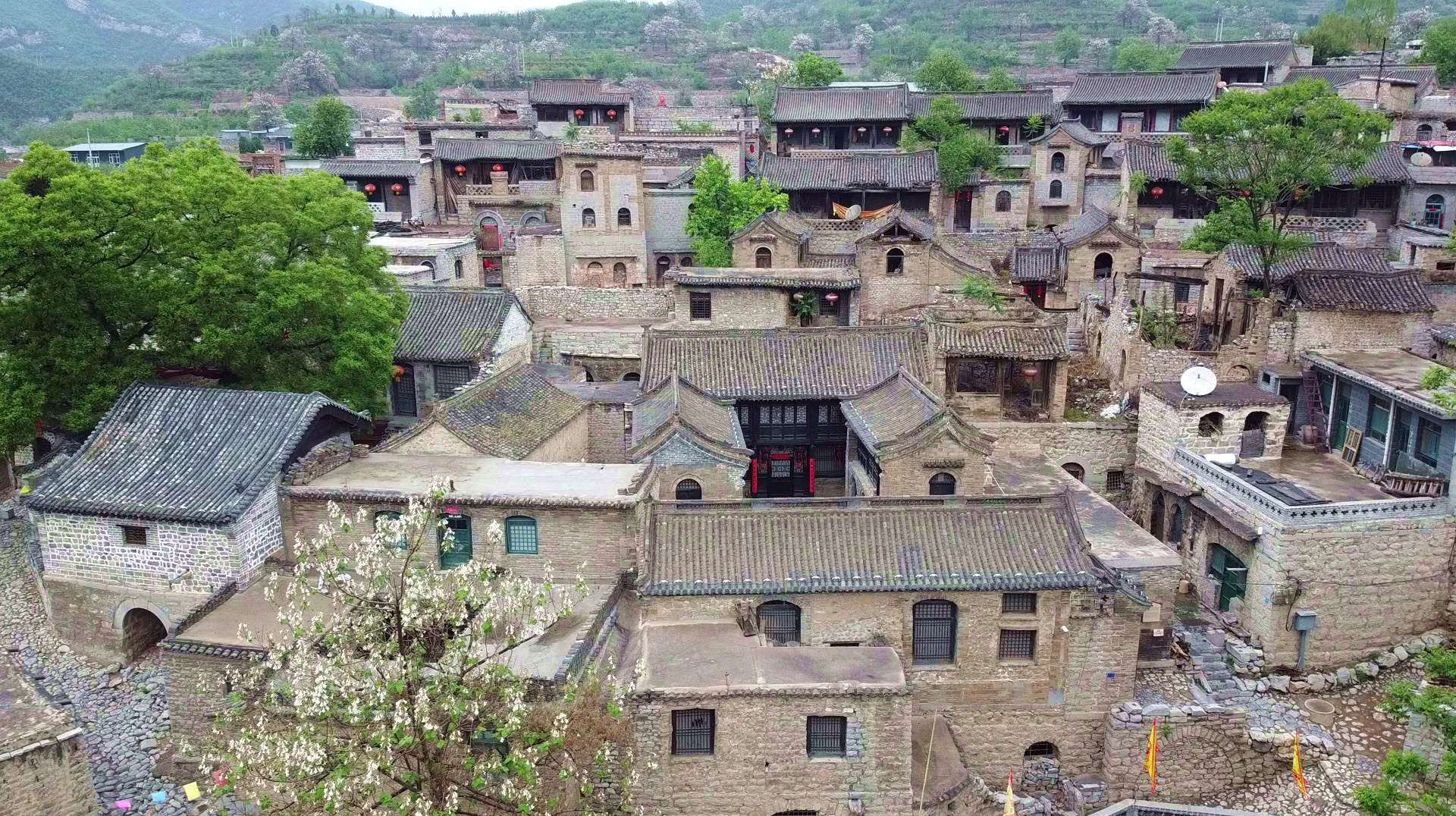 中国历史文化民村石家庄井陉县大梁江村,号称河北的"乔家大院"