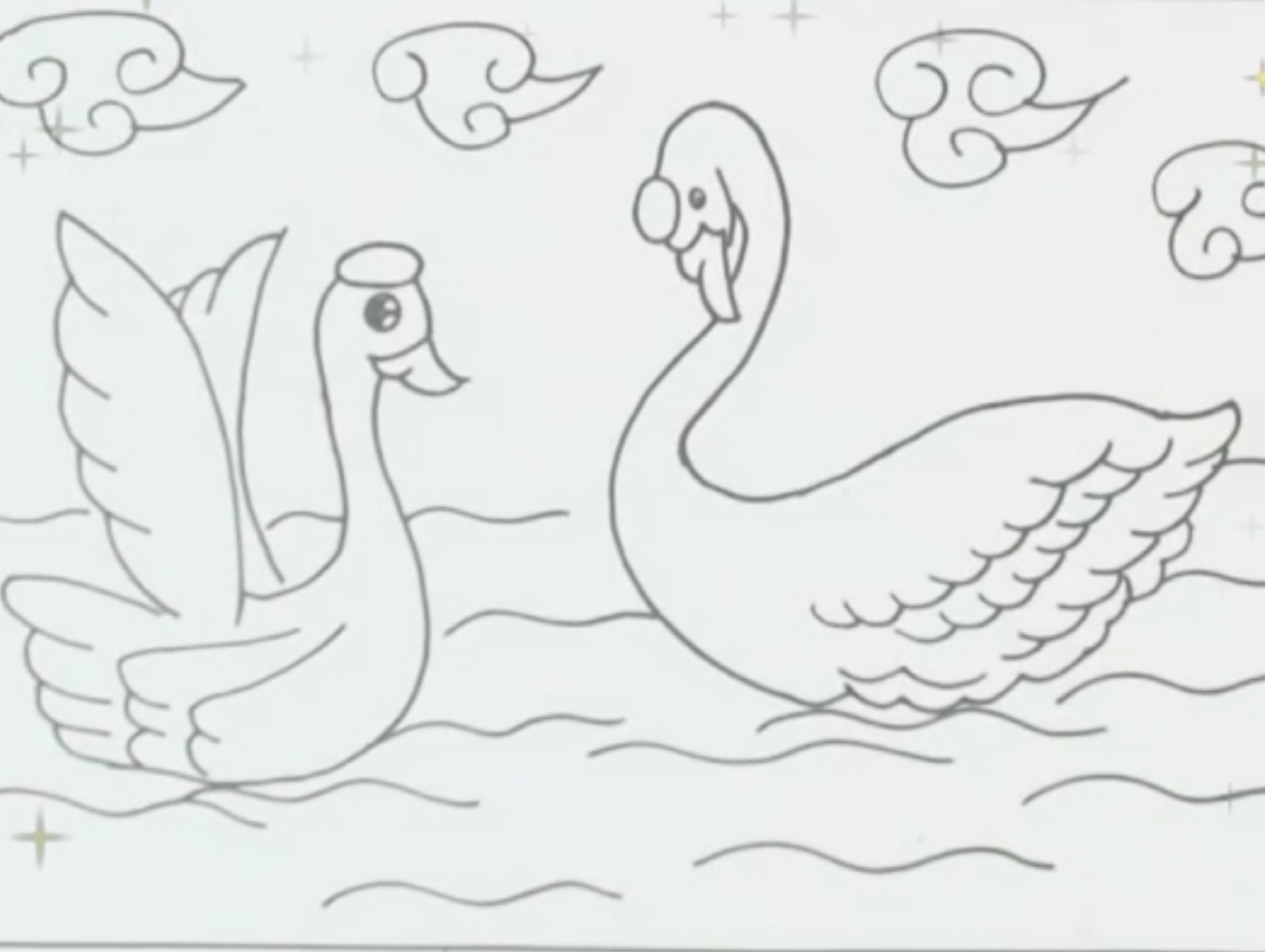 来源:好看视频-天鹅简笔画,几条简单的线条,勾勒出一只美丽的白天鹅