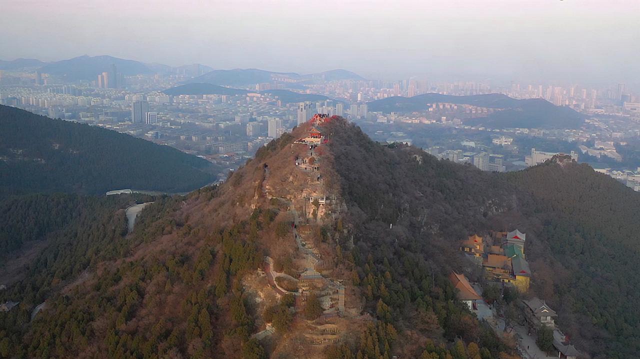 济南千佛山全景图图片