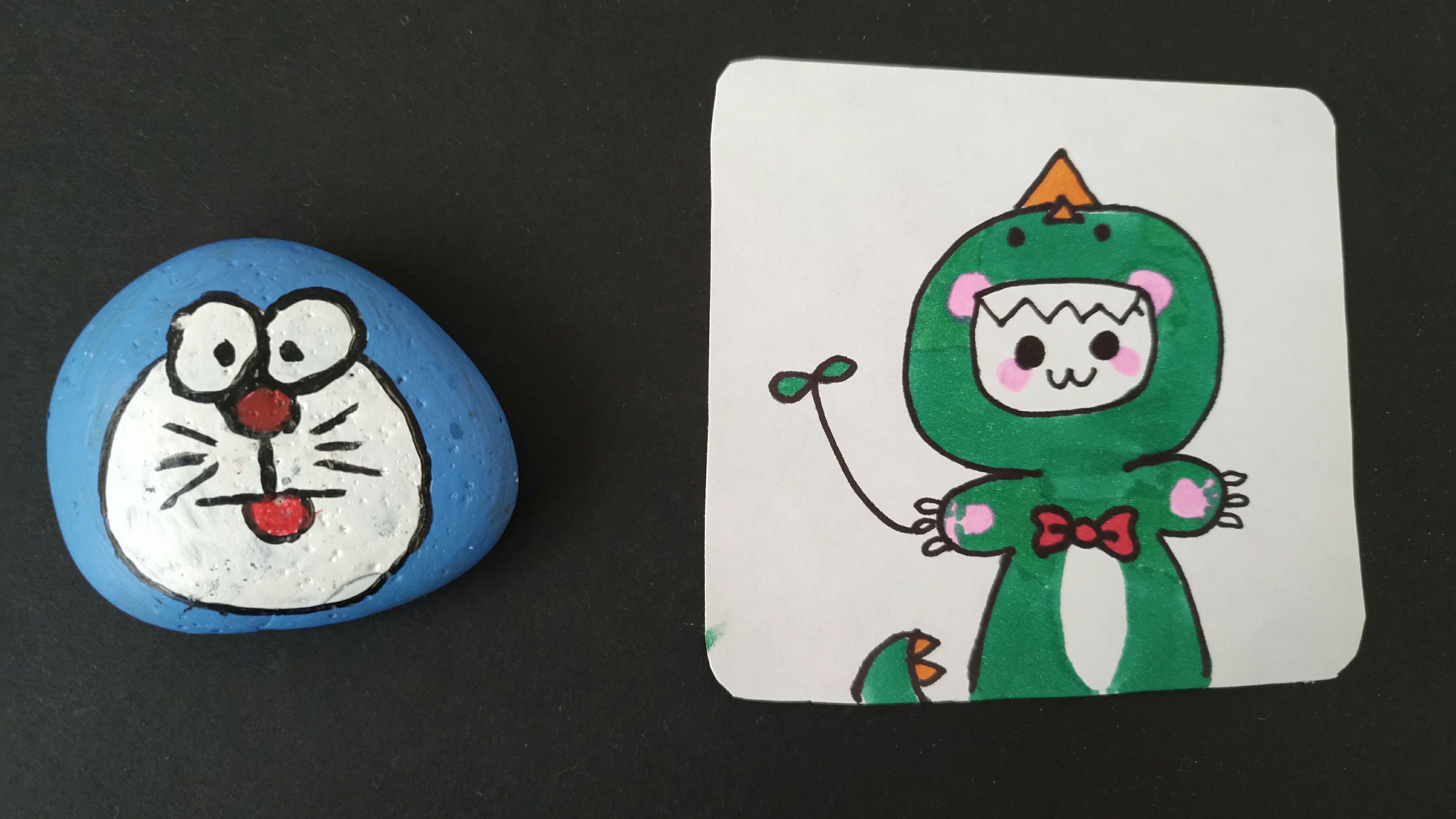 简笔画教程,教你一分钟画一只可爱的小恐龙,嗷呜,恶龙咆哮