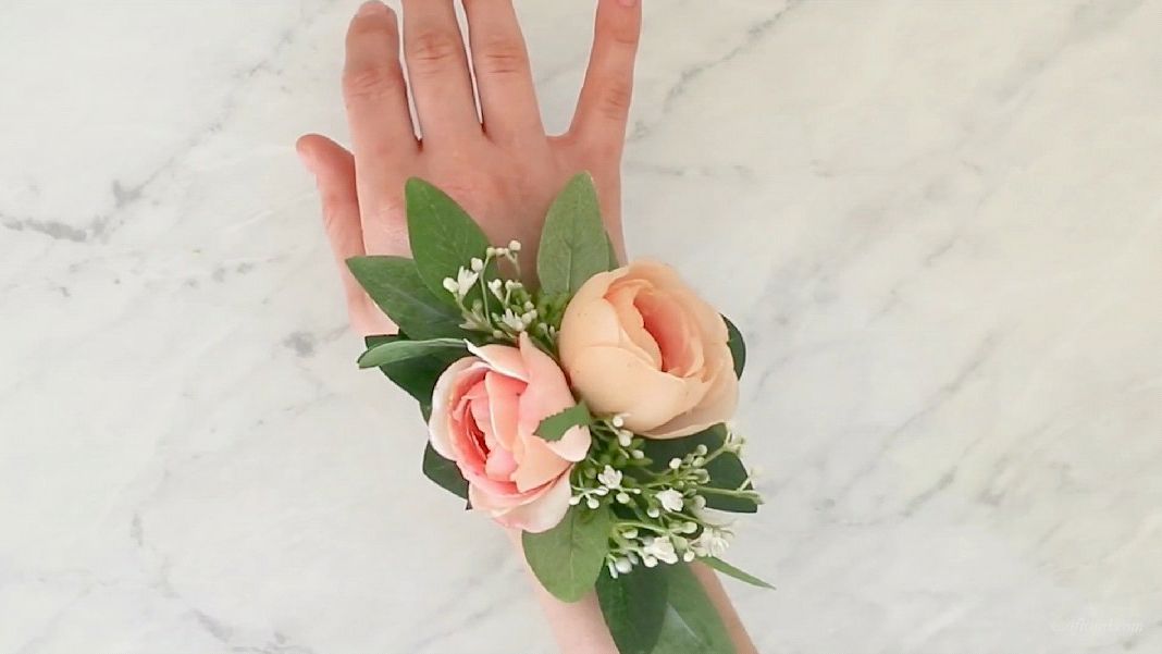 手腕花手工制作看着太漂亮了