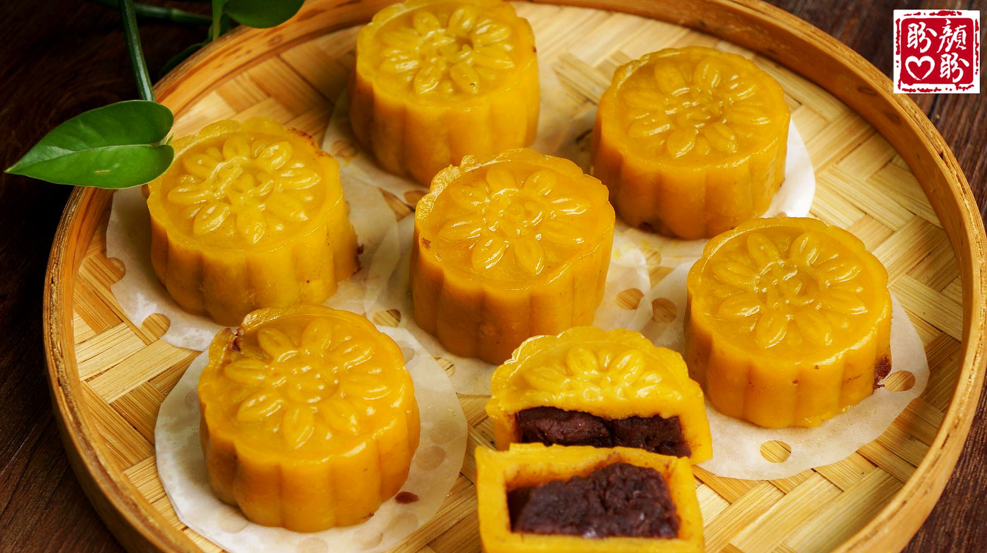 中秋节快到了，教你做南瓜紫薯月饼，简单好吃又健康 - 哔哩哔哩