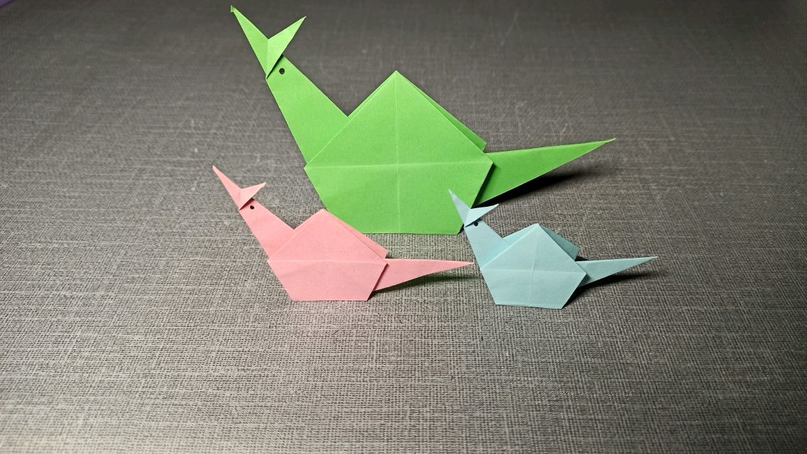 趣味折纸:简易小蜗牛