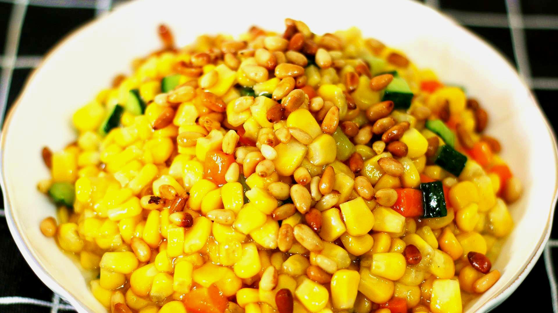 松子玉米粒怎么做_松子玉米粒的做法_辰辰妈dg_豆果美食