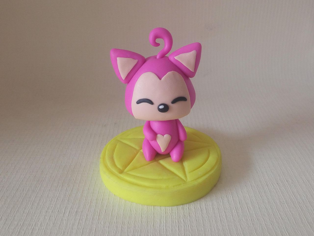 桃子猫玩具手工图片