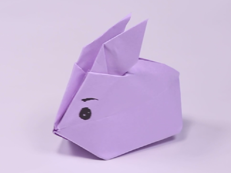 怎样用折纸折出各种不同的兔子