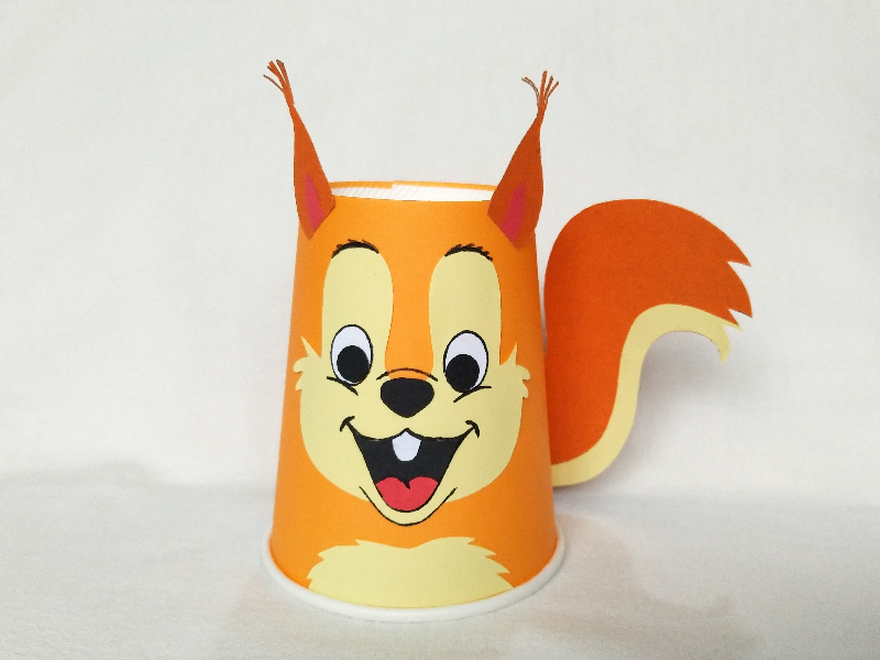 简单 服务升级打开原网页 5亲子手工:小松鼠  01