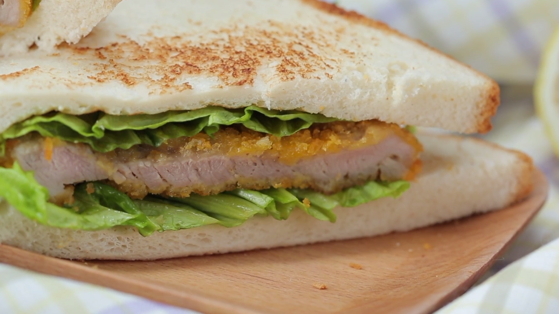 元气猪排三明治怎么做