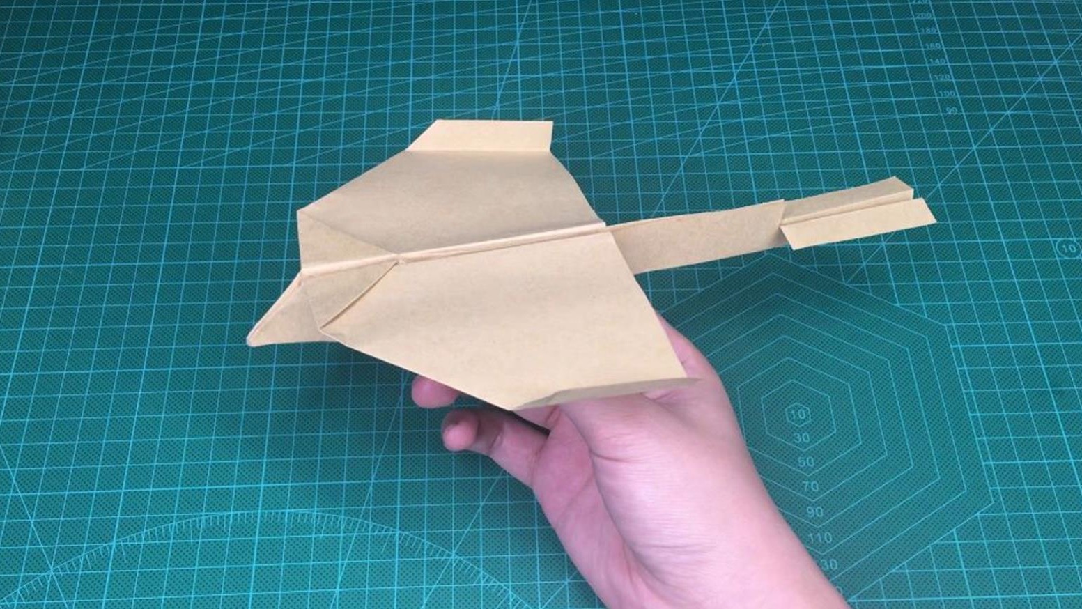 纸飞机怎么折飞得远飞得久(10分钟不落的纸飞机折法简单)-风水人